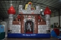 Big Blow Up Guard Themed Castle Bouncy House , Waterproof PVC Fabric Inflatable Fun City