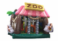 Monkey Zoo Inflatable Fun City , PVC Inflatable Animals Durable Inflatable Zoo Amusement Park