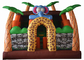 Inflatable Safari Park Bouncy Slide / PVC Inflatable Elephant Bouncer Colourful