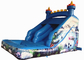 Small inflatable mini castle water slide The frozen castle inflatable tiny water slide for children under 8 years