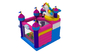 Kids And Adult Carton Inflatable Bounce House Combo Slide With Pool