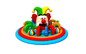 0.55mm Pvc Clown Inflatable Fun City Kids Jumping Castle Combo