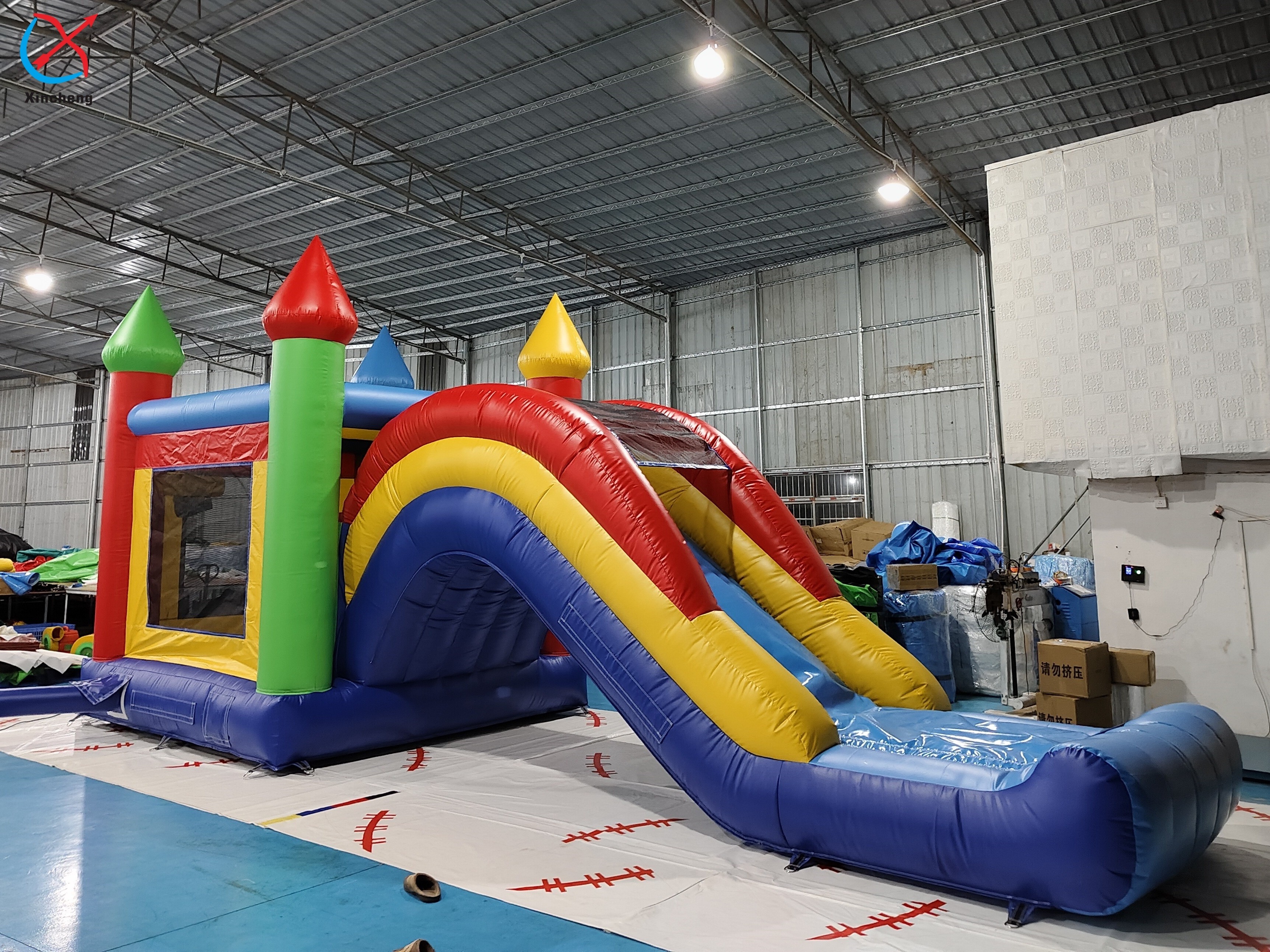 Commcercial Colorful Inflatable Combos Inflatable Bouncy House With ...