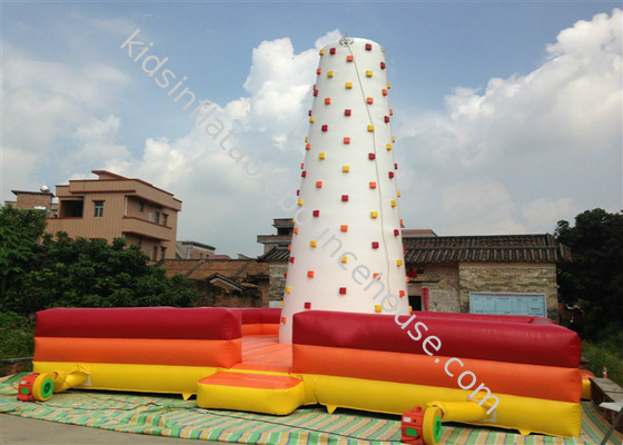 Manufacturer Inflatable Climbing Mountain Rock Climbing Wall With Fence Around
