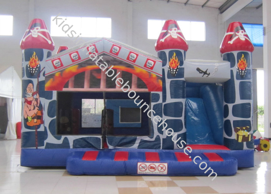 Customized inflatable bouncy castle printing inflatable bouncy castle with slide