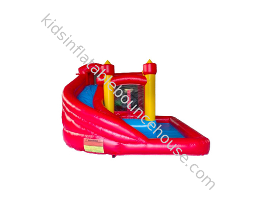 EN14960 Fireproof Commercial Inflatable Combo Water Slides Blow Up Combo Bounce Houses