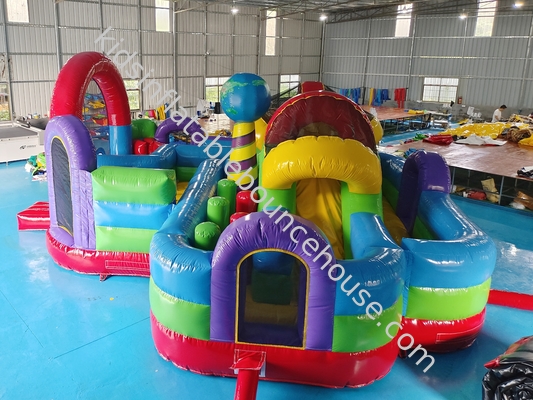 Manufacturer Inflatable Fun City Colorful Inflatable Playground Funny Inflatable Castle
