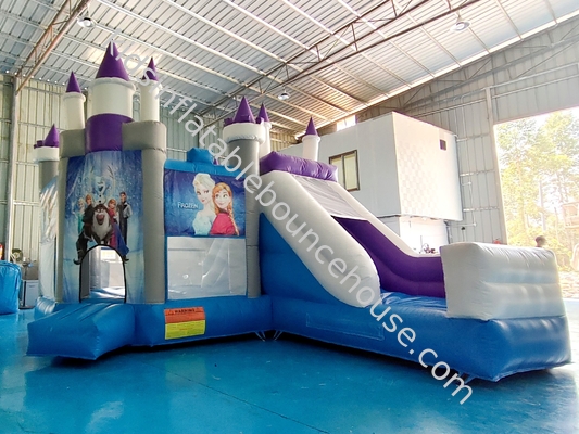 Hot Sale Inflatable Jumping House Frozen Cartoon Inflatable Slide For Party Inflatable Combo Castle For Outdoor Indoor