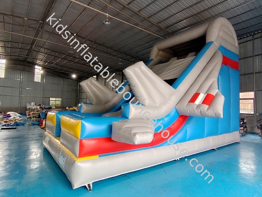 Commercial Inflatable Dry Slide Airplane Model Double Slides Inflatable Castle For Kids And Adults