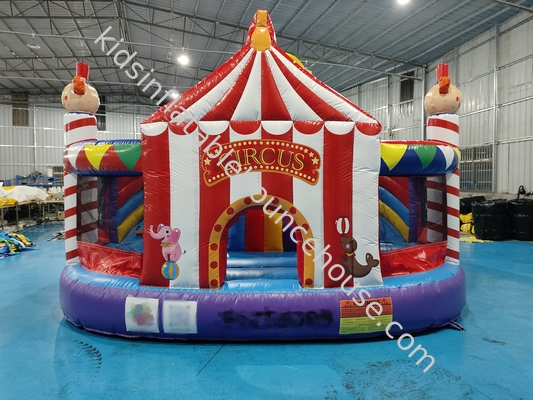 Inflatable Castle Inflatable Bounce House With Slides Clown Circus Inflatable Combo For Party For Kids