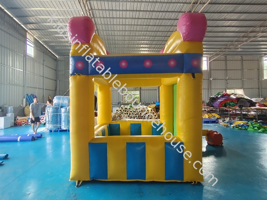 Commercial Inflatable Ticket Kiosk Inflatable Playground Ticket Selling Tent Advertising Signs For Party Outdoor