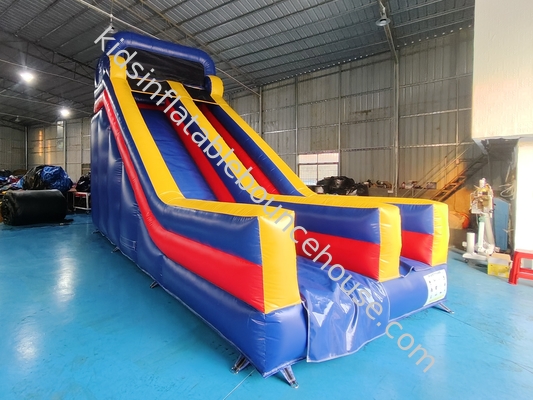 Commercial 0.55mm Pvc Tarpaulin Giant Inflatable Slides Outdoor Inflatable Water Slides Castle For Kids And Adults