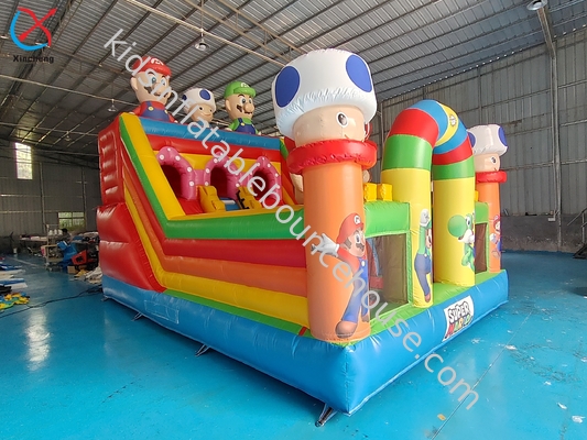 Customized Inflatable Slides Playground Super Mario Park Inflatable Bouncy House