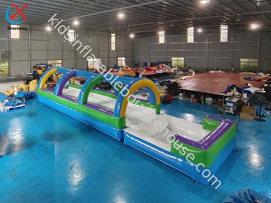 OEM/ODM Commercial Inflatable Water Slides Inflatable Water Slip With Pool