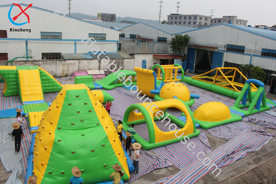 Factory Giant 0.9mm PVC Inflatable Water Park Floating Sea Or Lake Inflatable Aqua Park