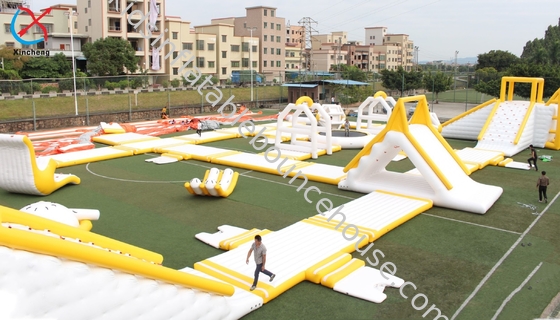 Supplier Gaint Floating 0.9mm PVC Outdoor Inflatable Water Park Equipment OEM/ODM