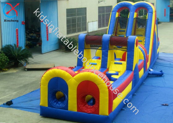 Customized Inflatable Obstacle Course Inflatable Bouncy Jumping Castle With Slides