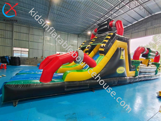 Supplier Inflatable Obstacle Courses Danger Zone Theme Games Jumping Castle