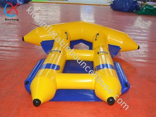 Factory Inflatable Flying Fish Water Games Boat Inflatable Banana Water Double Sled