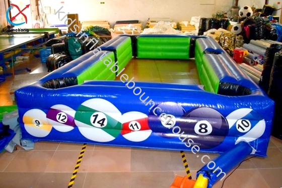 Customized Inflatable Football Soccer Snooker Games Ball Pool Inflatable Billiards