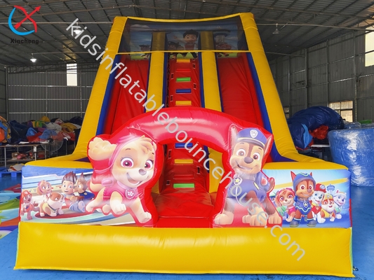Factory Commericial Inflatable PAW Patrol Slide Big Inflatable Double Dry Slides