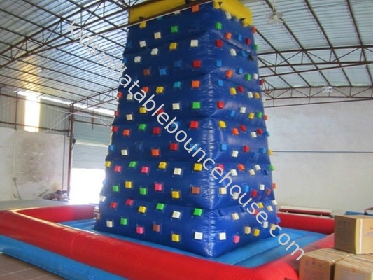Factory Commercial Inflatable Rock Climbing Wall Fireproof PVC Tarpaulin For Kids