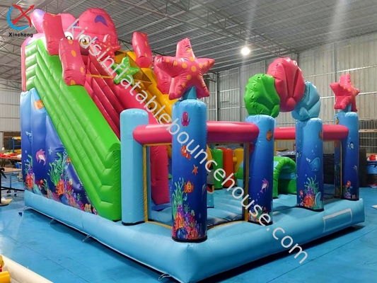 Supplier Inflatable Ocean Bouncy House With Slide Combo Inflatable Caslte For Kids