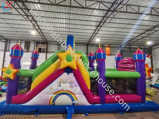 Manufacturer Inflatable Bouncy House With Slide New Design Unicorn Inflatable Combo