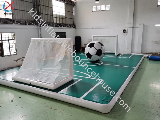 Customized Football Field Interactive Sport Games Inflatable Water Soccer Field
