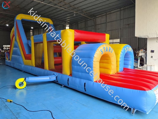 Customized Colorful Inflatable Obstacle Course Castle Inflatable Interactive Game
