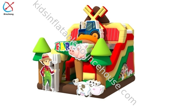Factory Commercial Outdoor Farm Inflatable Dry Slide Inflatable Slides For Kids