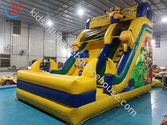 Commercial Minions Inflatable Slide Inflatable Dry Slides Outdoor