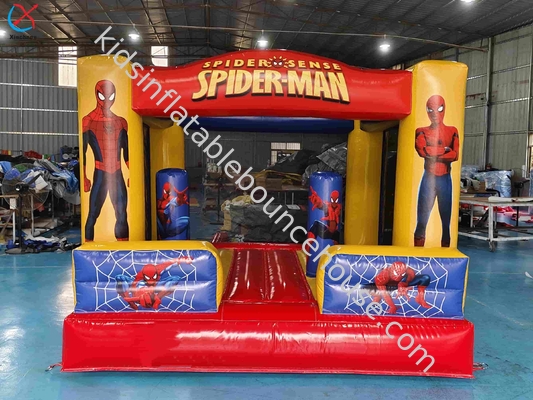 New Design Inflatable Bounce House Spiderman Hero Cartoon Inflatable Trampoline Jumping House Castle For Kids