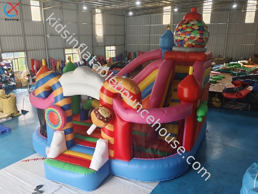 Manufacturer Inflatable Combos Happy Easter Candy Inflatable Bounce House Castle