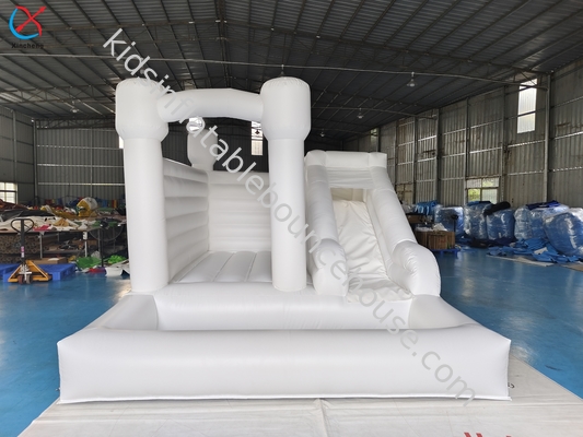 Manufacturer Commercial Inflatable Bouncer Inflatable Combos White Wedding Castle