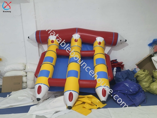 Manufacturer Inflatable Banana Boat Towables Flying Float Banana Water Games