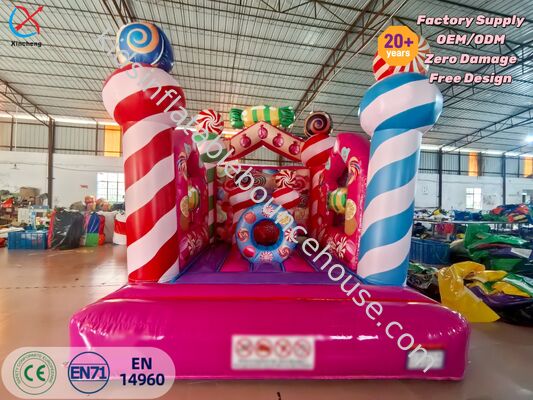 Manufacturer Inflatable Candy Bouncy House Inflatable Jumping House For Kids