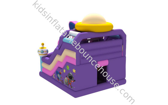 Factory Inflatable Bouncy House With Slide Moon Alien Astronaut ...